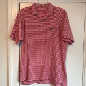 B. Draddy Men's Golf Shirt with Fishers Island Club logo